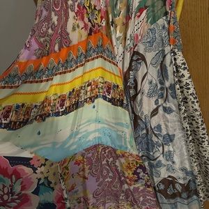 Johnny Was silk dress NWT